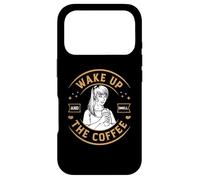 Carcasa para iPhone 17 Pro Coffee Lover Wake Up and Smell The Coffee Cafeine Baristas