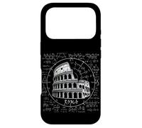 Carcasa para iPhone 17 Pro Coliseo Romano Pizarra Álgebra Diseño Antigua Roma