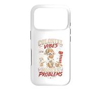 Carcasa para iPhone 17 Pro Colonial Vibes Problemas Modernos Camiseta Retro