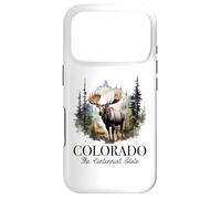 Carcasa para iPhone 17 Pro Colorado The Centennial State Moose Senderismo Camping PNW