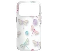 Carcasa para iPhone 17 Pro Colorful Dragonfly Pattern For Women Girls Cute Aesthetic