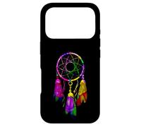 Carcasa para iPhone 17 Pro Colorful Dreamcatcher Feathers Native Tribal
