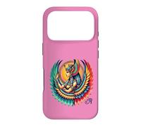 Carcasa para iPhone 17 Pro Colorida mitología egipcia Antigua, alas de la Diosa ISIS