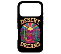 Carcasa para iPhone 17 Pro Colorido Cactus Psicodélico Desierto Sunset Dreams