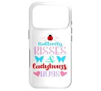 Carcasa para iPhone 17 Pro Coloridos Besos de Mariposa y Mariquitas Abrazos Lindos