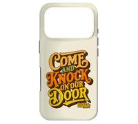 Carcasa para iPhone 17 Pro Come & Knock On Our Door Three's Company 70s 80s Typography