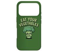 Carcasa para iPhone 17 Pro Come Tus Verduras Vegano Vegetariano Divertido Brócoli Dieta