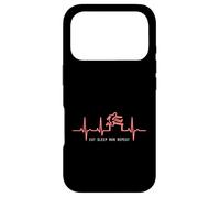 Carcasa para iPhone 17 Pro Comer Dormir Correr Repite Pista Barreras Atletismo Corredor