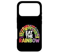 Carcasa para iPhone 17 Pro Comer Saludable Vegetariano Vegano Come El Arco Iris