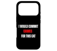 Carcasa para iPhone 17 Pro Cometería crímenes por Este Humor Amante de los Gatos