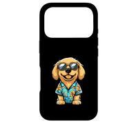 Carcasa para iPhone 17 Pro Cómic Genial de Golden Retriever Dog Summer Vibes