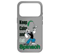 Carcasa para iPhone 17 Pro Cómic Retro de Popeye The Sailor Man Keep Calm & Eat Spinach