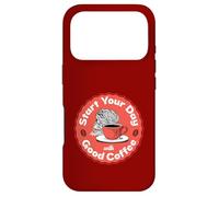 Carcasa para iPhone 17 Pro Comienza tu día con un Buen café: una Taza de café