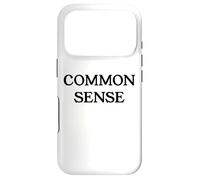 Carcasa para iPhone 17 Pro Common Sense Men Women Sorry If I Offended with Common Sense
