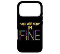 Carcasa para iPhone 17 Pro ¿Cómo estás? Estoy Bien Conciencia Emocional Salud Mental