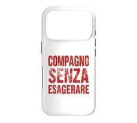 Carcasa para iPhone 17 Pro Compagno Ma Senza Esagerare Ironica PCI Vintage Comunista
