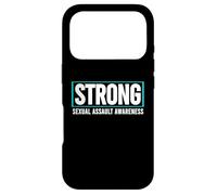 Carcasa para iPhone 17 Pro Conciencia de agresión Sexual Fuerte - Conciencia de Asalto Sexual