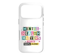 Carcasa para iPhone 17 Pro Conciencia sobre la Salud Mental Nunca estás Solo