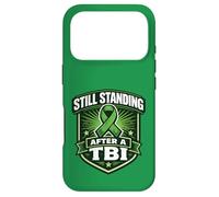 Carcasa para iPhone 17 Pro Concientización sobre TBI Lesiones Cerebrales Apoyo Aún Sobreviviente de pie