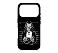 Carcasa para iPhone 17 Pro Conde Drácula Monstruo Vampiro Mugshot