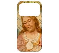 Carcasa para iPhone 17 Pro Consagración al Sagrado Corazón de Jesús Vintage Católico