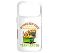 Carcasa para iPhone 17 Pro contenedor de Basura Respuesta Fuego Equipo líder Trabajo Humor Empleado