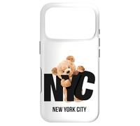 Carcasa para iPhone 17 Pro Cool Awesome New York City NYC Teddy Bear Novelty Graphic