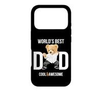 Carcasa para iPhone 17 Pro Cool Awesome World'S Best Dad Ever, Dad Teddy Bear Graphic