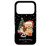 Carcasa para iPhone 17 Pro Cool Funny Christmas Santa Claus Teddy Bear Graphic Design