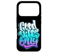 Carcasa para iPhone 17 Pro Cool Good Vibes Only Graffiti Inspirational Quotes Graphic