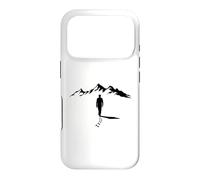 Carcasa para iPhone 17 Pro Cool Lone Man Walking to The Mountains Design Gift Hombres Mujeres