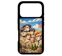Carcasa para iPhone 17 Pro Cool Mount Rushmore National Memorial USA Presedents Anime