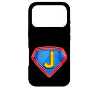 Carcasa para iPhone 17 Pro Cool Super J Alphabet Cute Initial Monogram Letter J Graphic