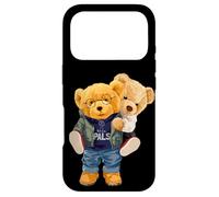 Carcasa para iPhone 17 Pro Cool Teddy Bear Boys Best Friends Style Ilustración Gráfico