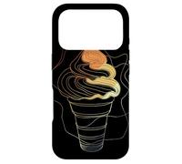 Carcasa para iPhone 17 Pro Copa de Helado Sketch Vintage Look