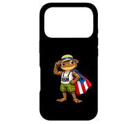 Carcasa para iPhone 17 Pro Coqui Frog Puerto Rico Puerto Rican Flag Taino Boricua