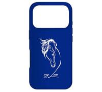 Carcasa para iPhone 17 Pro Corazón para Caballos Jinete Caballo Amor por los Caballos