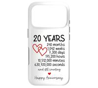 Carcasa para iPhone 17 Pro Corazones entrelazados, símbolo de Amor, romántico, diseño Minimalista