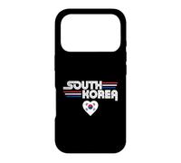 Carcasa para iPhone 17 Pro Corea del Sur Amor Vintage Style Country Flag Pride Retro Art