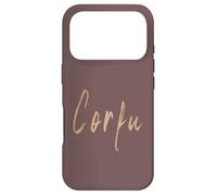 Carcasa para iPhone 17 Pro Corfú Grecia Diseño Vintage Elegante