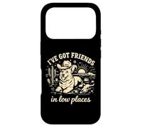 Carcasa para iPhone 17 Pro Corgi “I've Got Friends in Low Places” Cute Dog