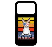 Carcasa para iPhone 17 Pro Cornish Rex Cat 4th of July Merica American Mericat Cats