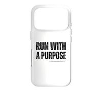 Carcasa para iPhone 17 Pro Corre con un propósito Cristiano Corriendo 1 Corintios 9:26-27