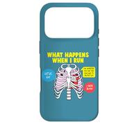 Carcasa para iPhone 17 Pro Corredor What Happens When I Run Quote Jogging Funny Running