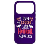 Carcasa para iPhone 17 Pro Corro En Café Y Películas De Terror Divertido Amante del Café