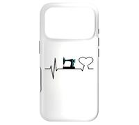 Carcasa para iPhone 17 Pro costurera Cardiogram costurera máquina de Coser Tejido Aguja