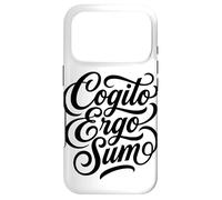 Carcasa para iPhone 17 Pro Cotización de Pensador filósofo Latino de Cogito Ergo Sum