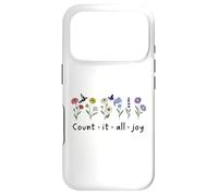 Carcasa para iPhone 17 Pro Count it All Joy of The Lord Christian Bible Verse James 1:2