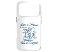 Carcasa para iPhone 17 Pro Country Concert Rodeo Cowgirls Cowboys. Save a Horse Ride a