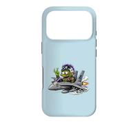 Carcasa para iPhone 17 Pro Crazy Monster Fighter Piloto Jet Cartoon Aviación Arte